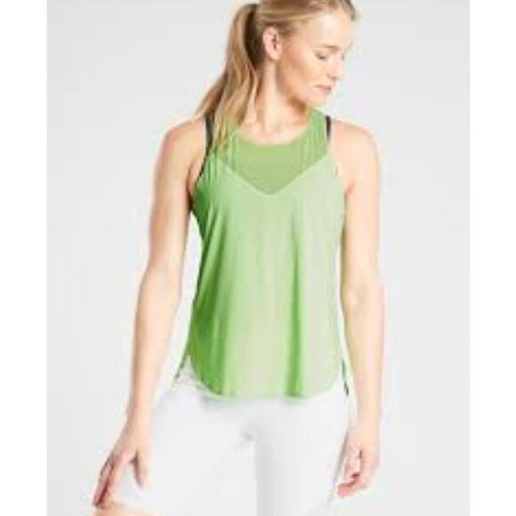 Athleta Speedwork Tank Sonic Mint Green Women’s Small S EUC - Picture 1 of 8